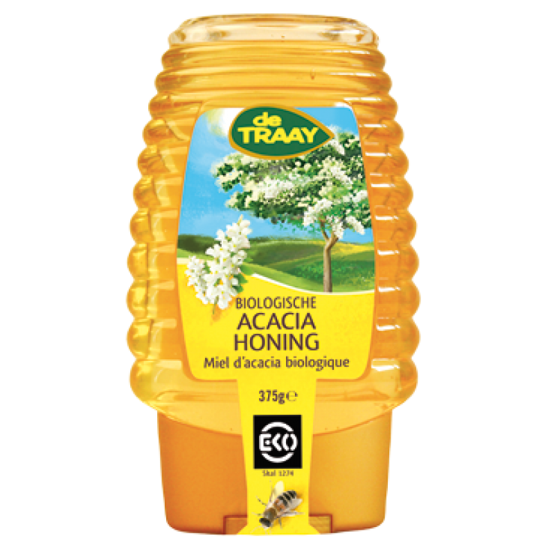 Acacia honing knijpfles 375g