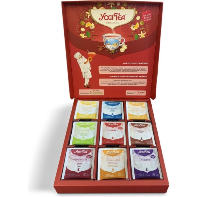 Yogi Tea Selection Box - met 9 Verschillende Smaken- 45 theezakjes - Biologisch 