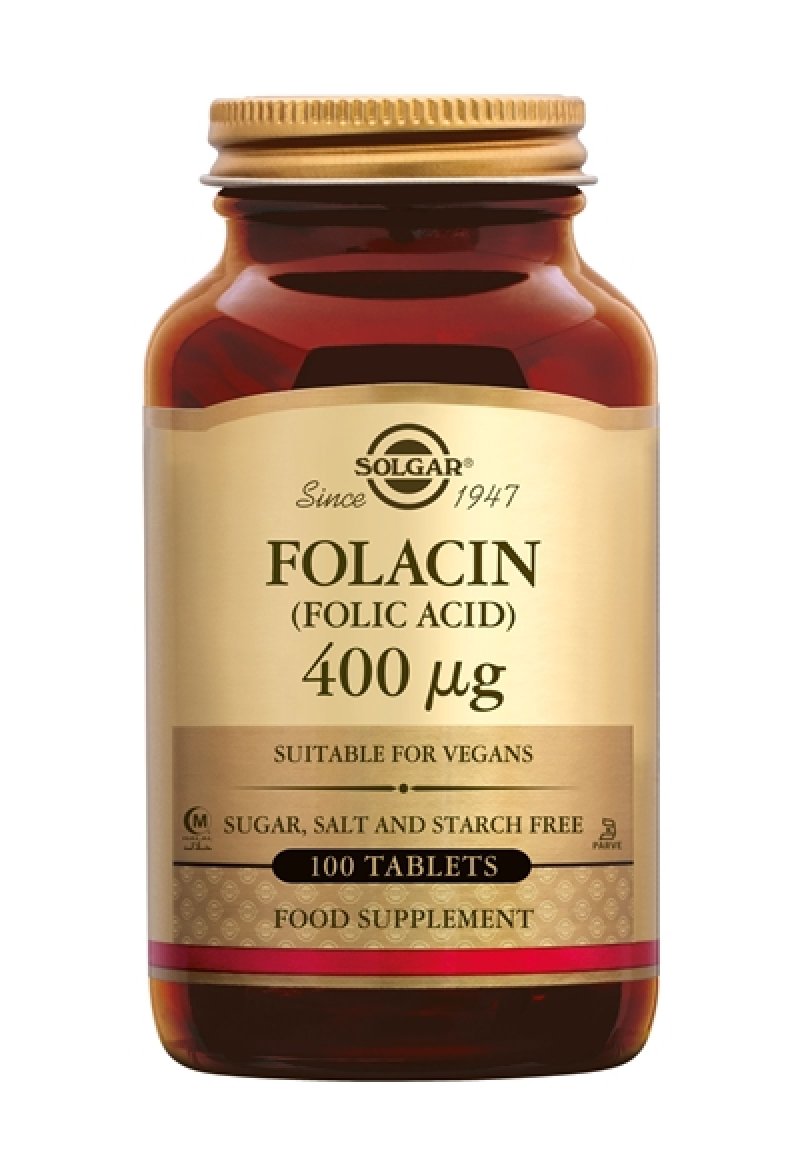 Folacin (folic acid) 400 mcg 100tabs