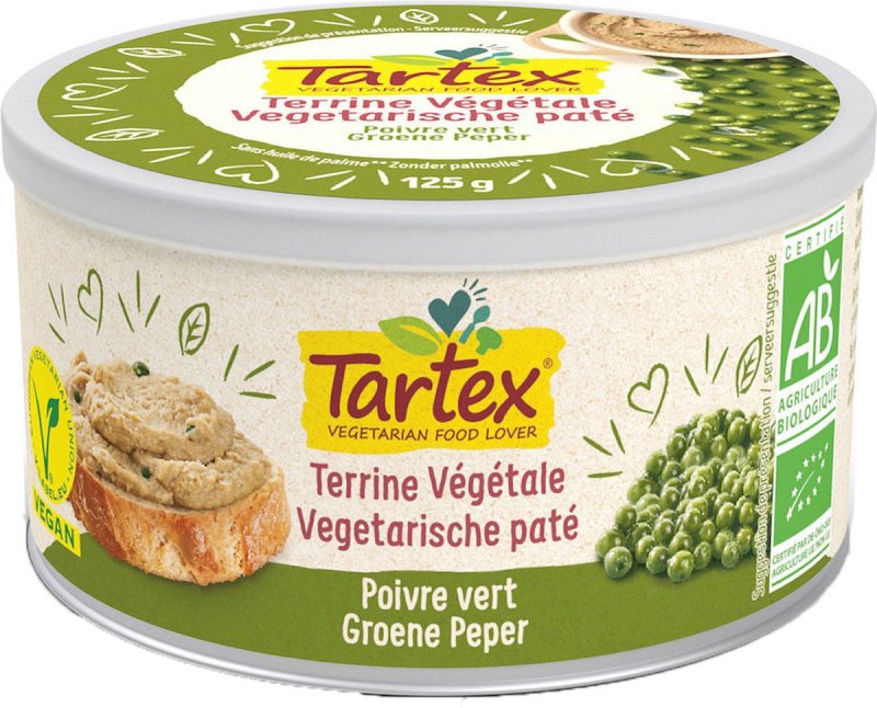 vegan patég groene peper 125 g 