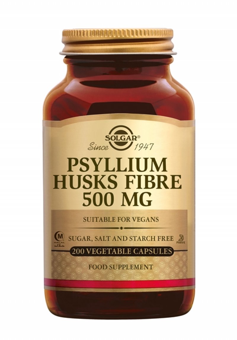 Psyllium Husks Fibre 500 mg 200 vege caps