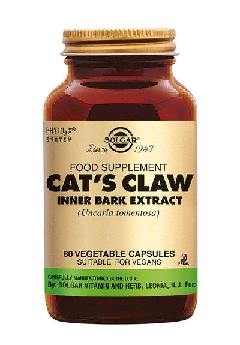 Cat's Claw Inner Bark Extract 60 vege tabs