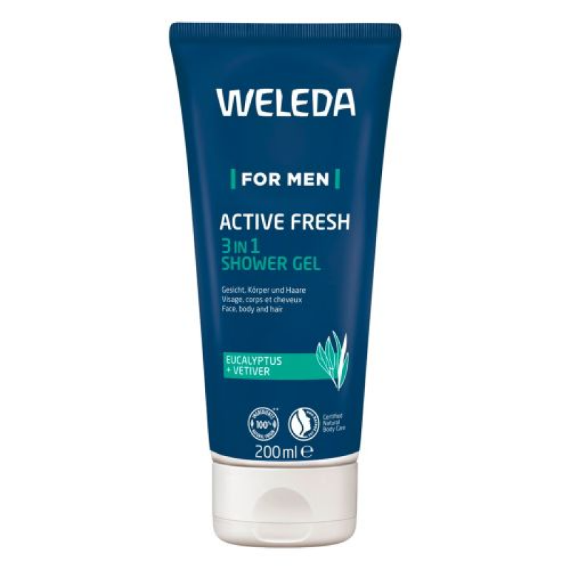 Men 3in1 Active Fresh Douchegel 200ml