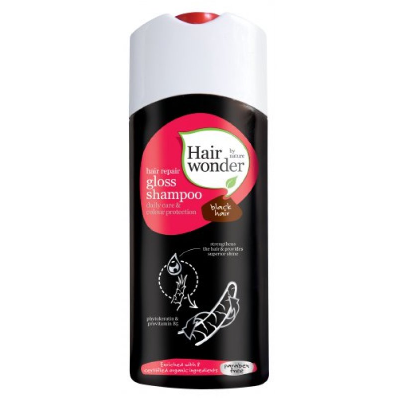 Hair repair gloss-shampoo zwart haar 