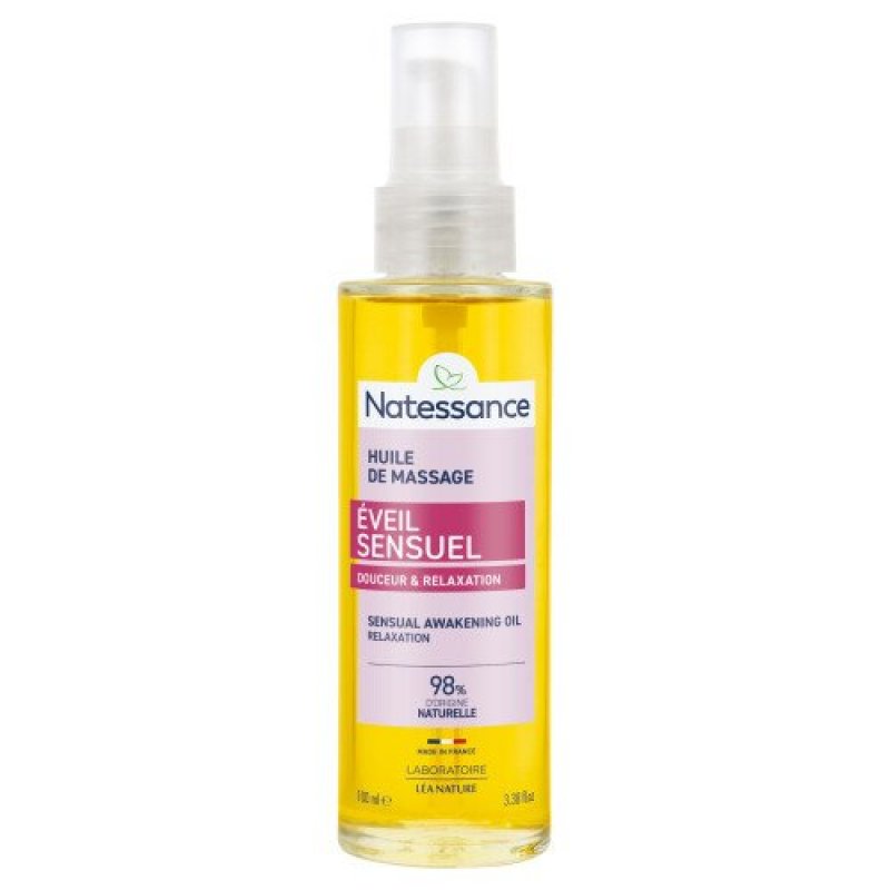 Bio sensuele ontspannende massageolie 100 ml 