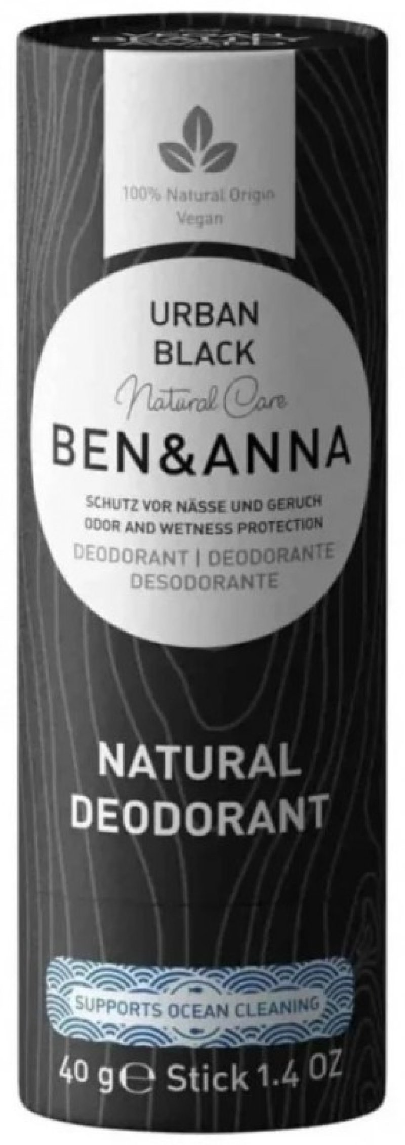 Natuurlijke Deodorant - 40 g - Urban Black