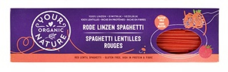 Rode linzen spaghetti 250gr