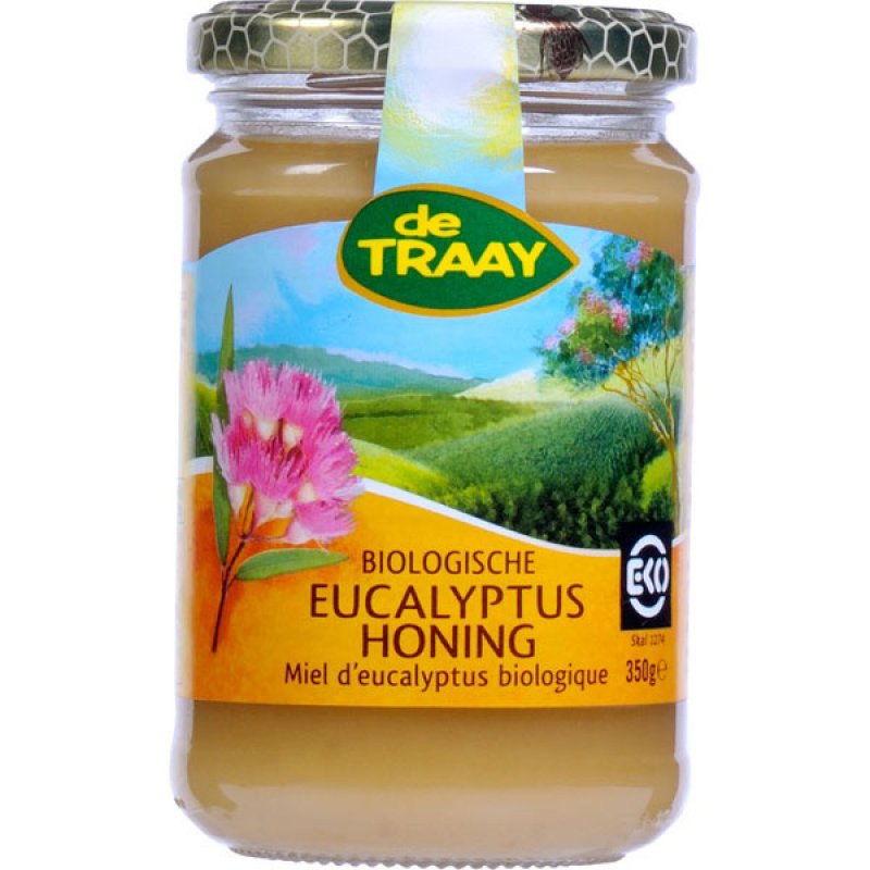 Biologische eucalyptushoning 350g (ecocheques)