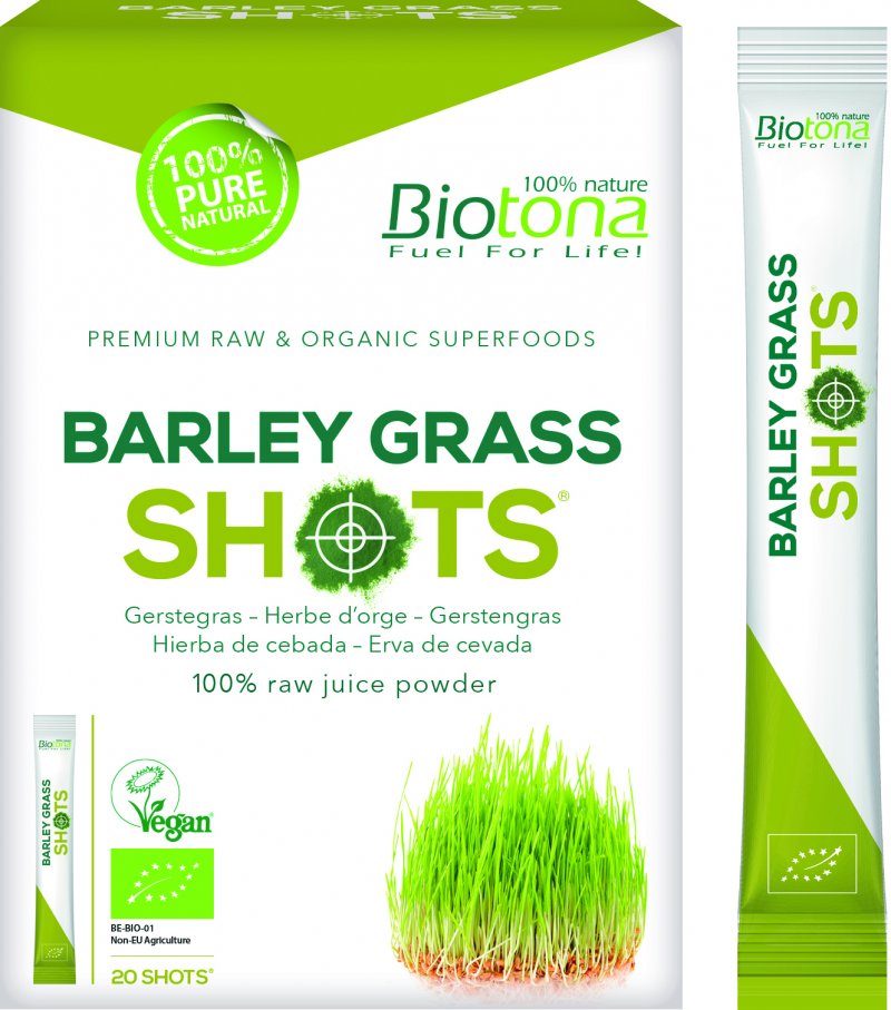 barley grass shots 
