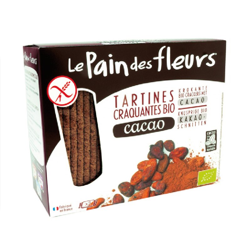 Krokante BIO Crackers: Cacao