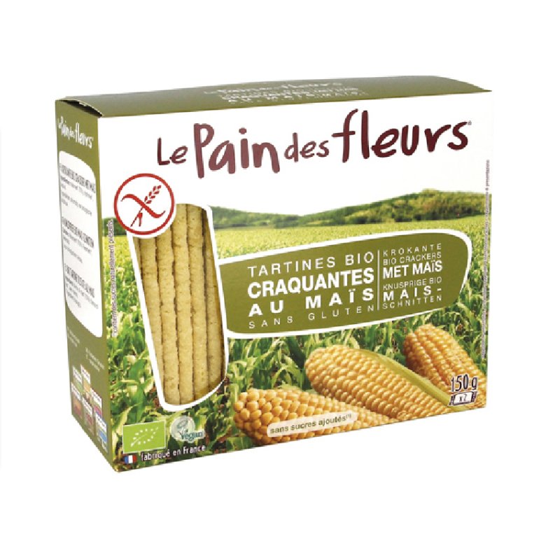 Krokante BIO Crackers: Maïs