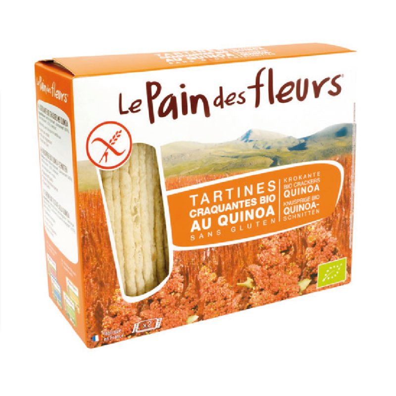 Krokante BIO Crackers: Quinoa