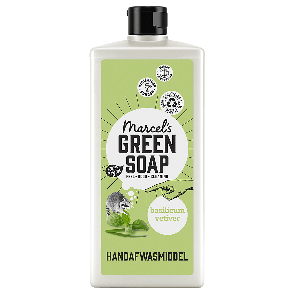 Marcel's Green Soap - Afwasmiddel: Basilicum & Vetiver gras - 500 ml