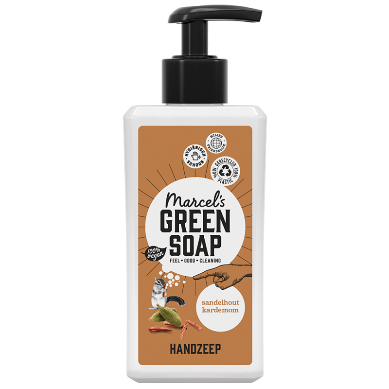 Marcel's Green Soap - Handzeep: Sandelhout & Kardemom - 250 ml