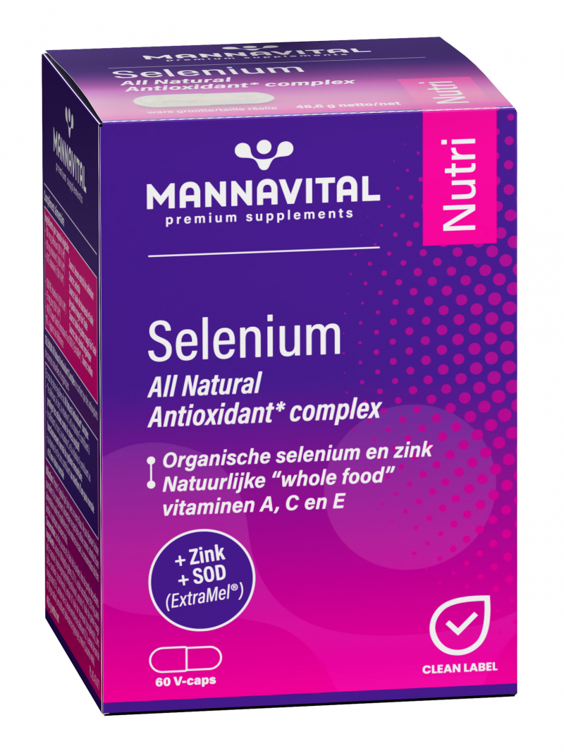 Selenium all natural antioxidant complex + zink + SOD - 60 V-caps 