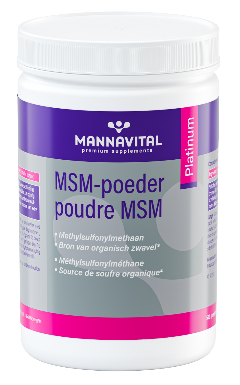 MSM Platinum poeder - 500 gr 