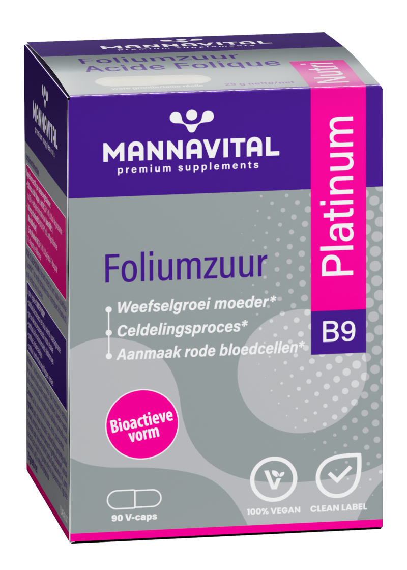 Foliumzuur Platinum - 90 V-caps 