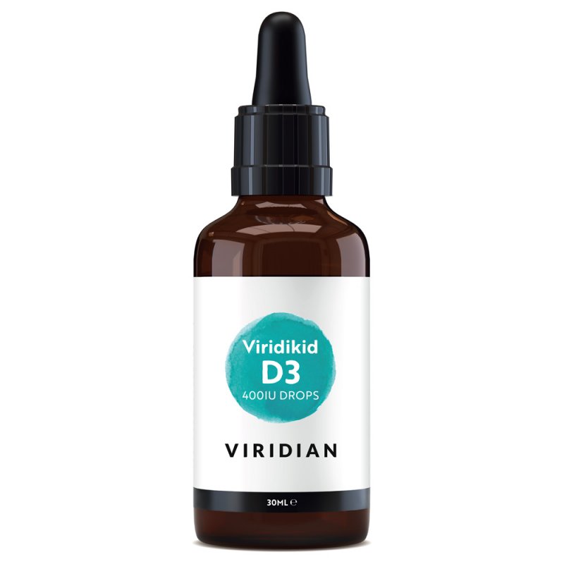 ViridiKid (Vegan) Vitamin D3 400 IU (10 mcg)