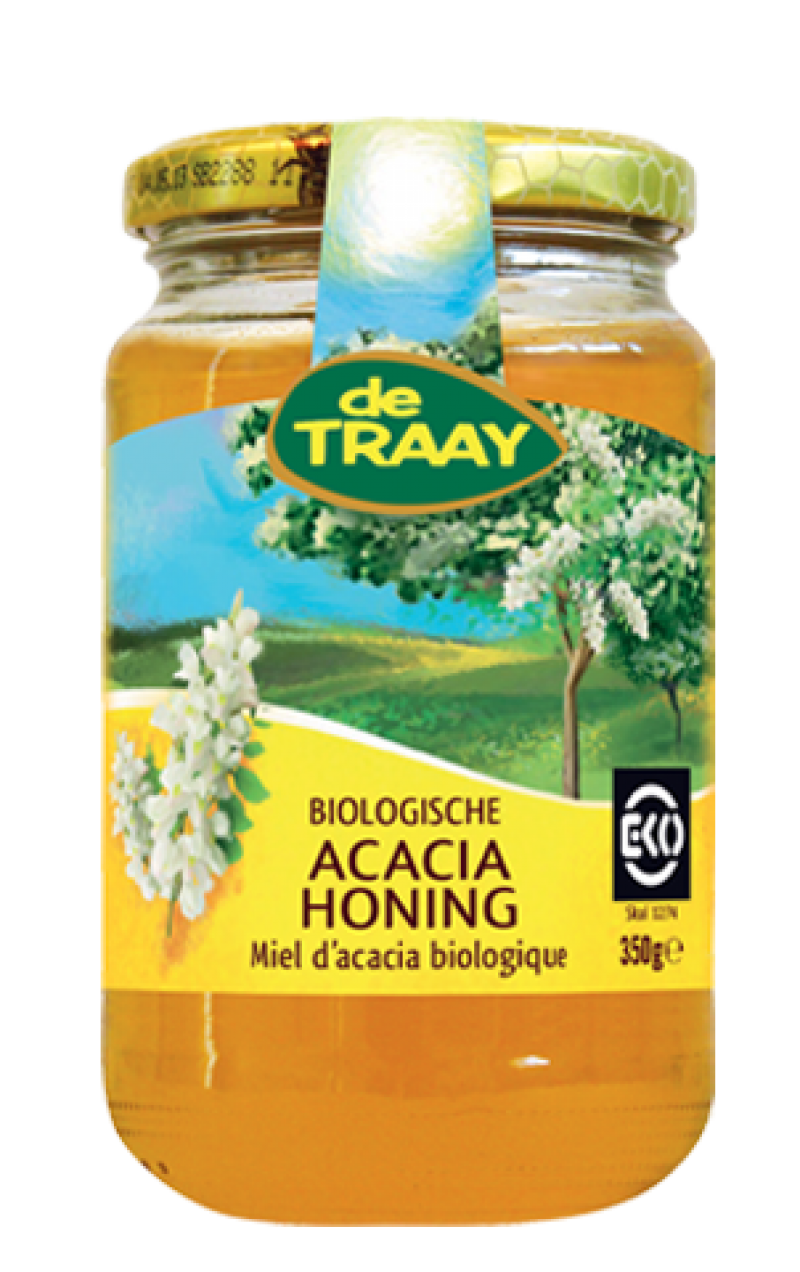 biologische acacia honing 350g
