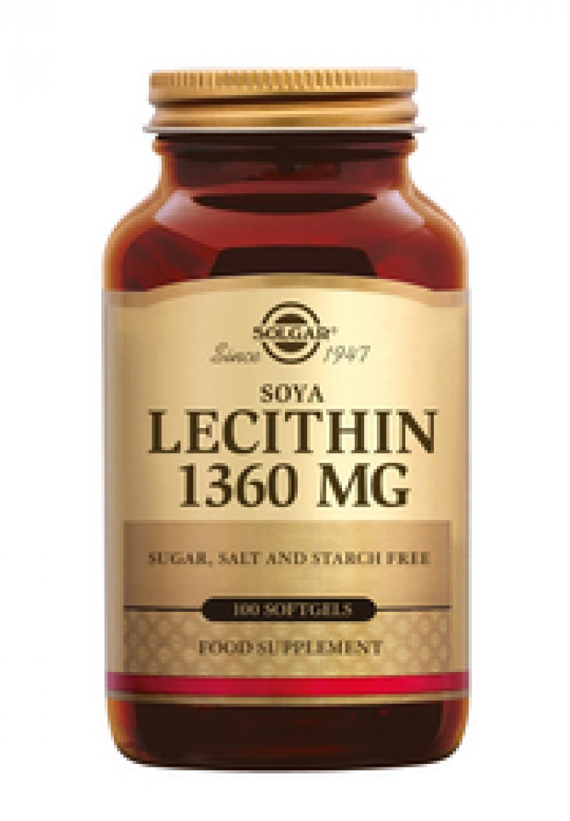 soya lecithin 1360mg 100 softgels 