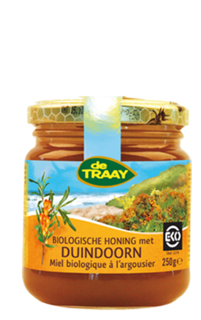 biologische honing met duindoorn 250g  (ecocheques)