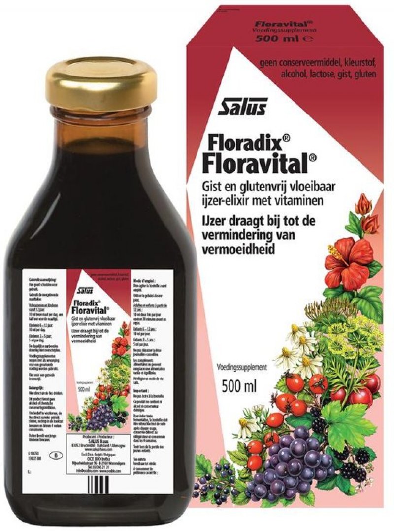 Floradix Floravital (vegan) 500ml