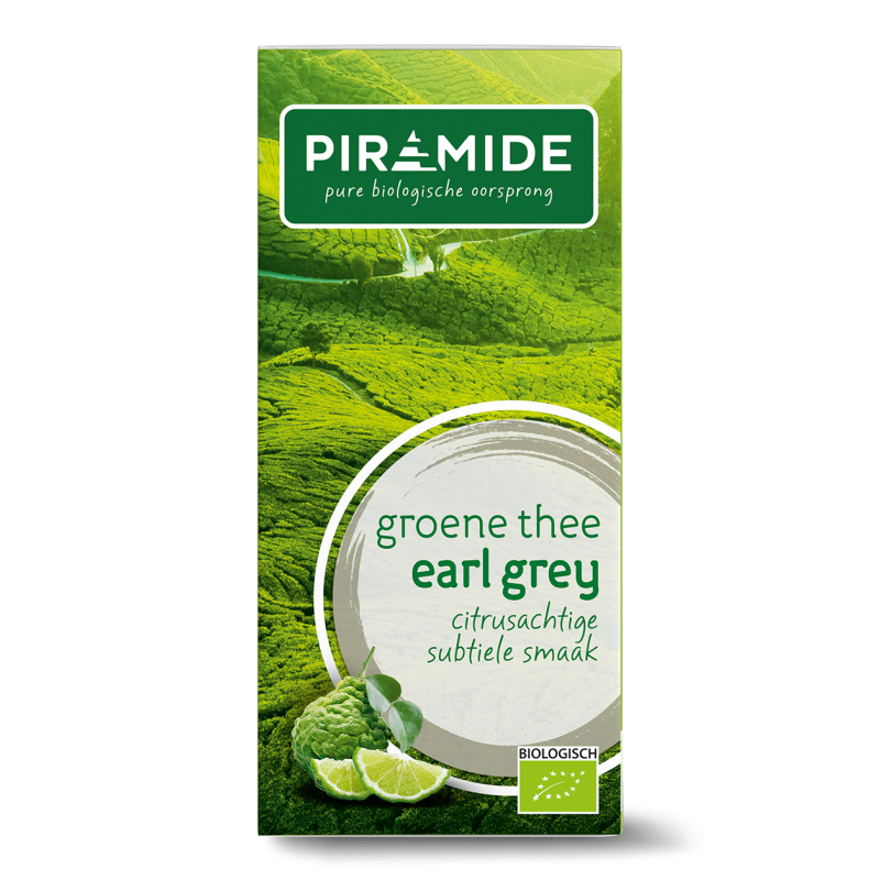 Groene thee earl grey