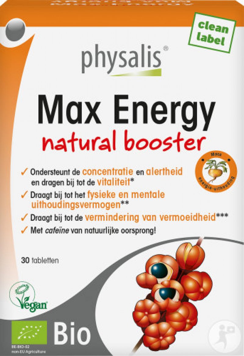 Max Energy natural booster 30 tabs