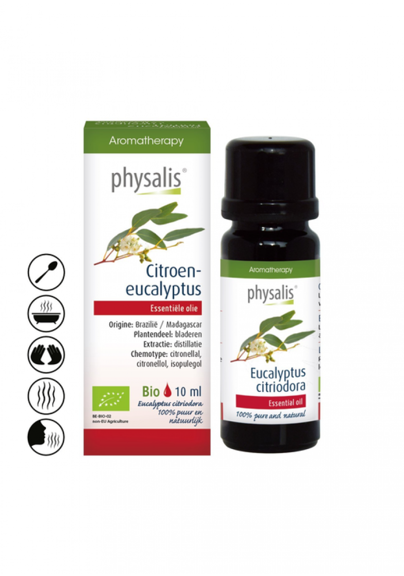 Physalis - Etherische olie: Citroen-Eucalyptus