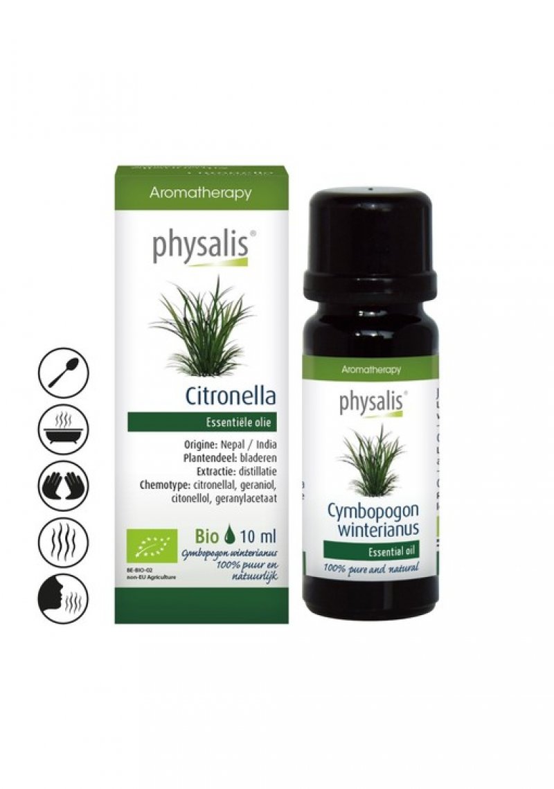 Physalis - Etherische olie: Java Citronella