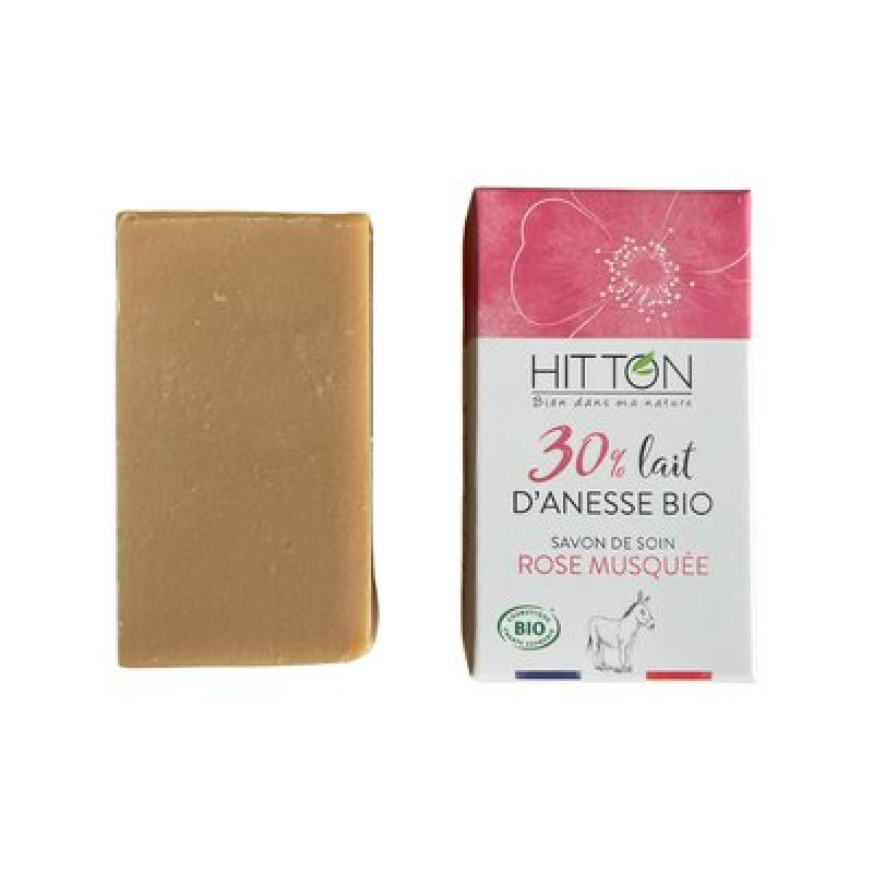 Biologische ezelsmelkzeep - Rozenbottel 