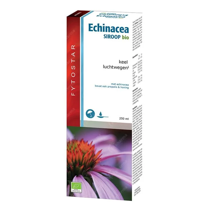 Echinacea siroop bio keel en luchtwegen 250 ml 