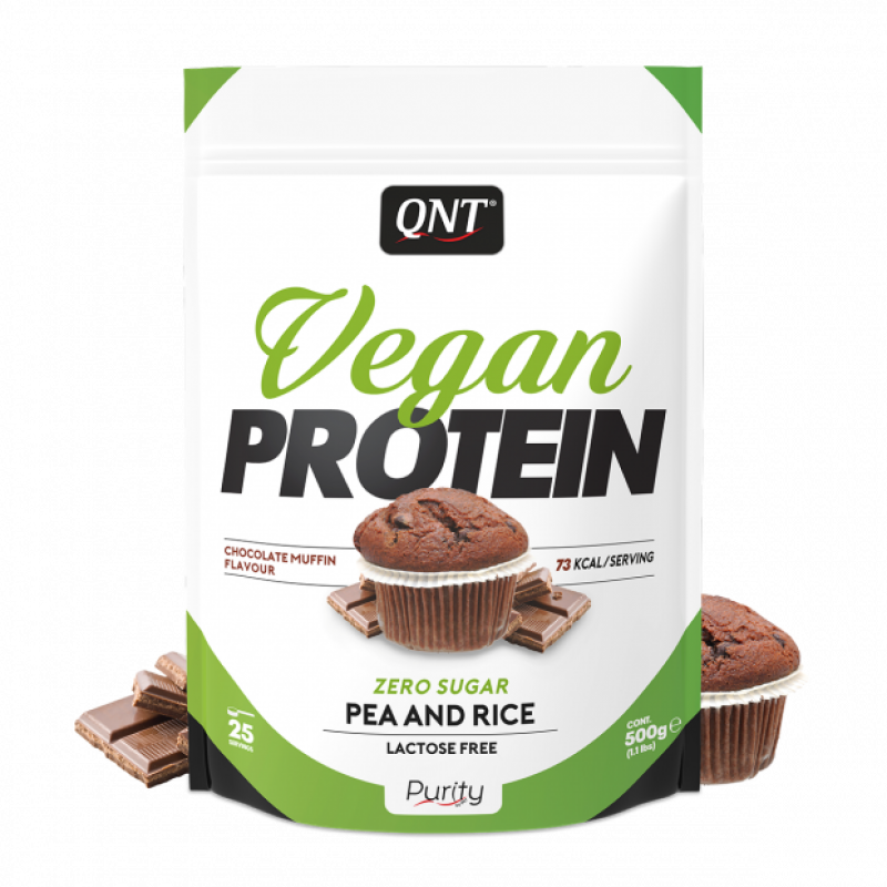 Vegan protein chocolade muffin 500 gr 