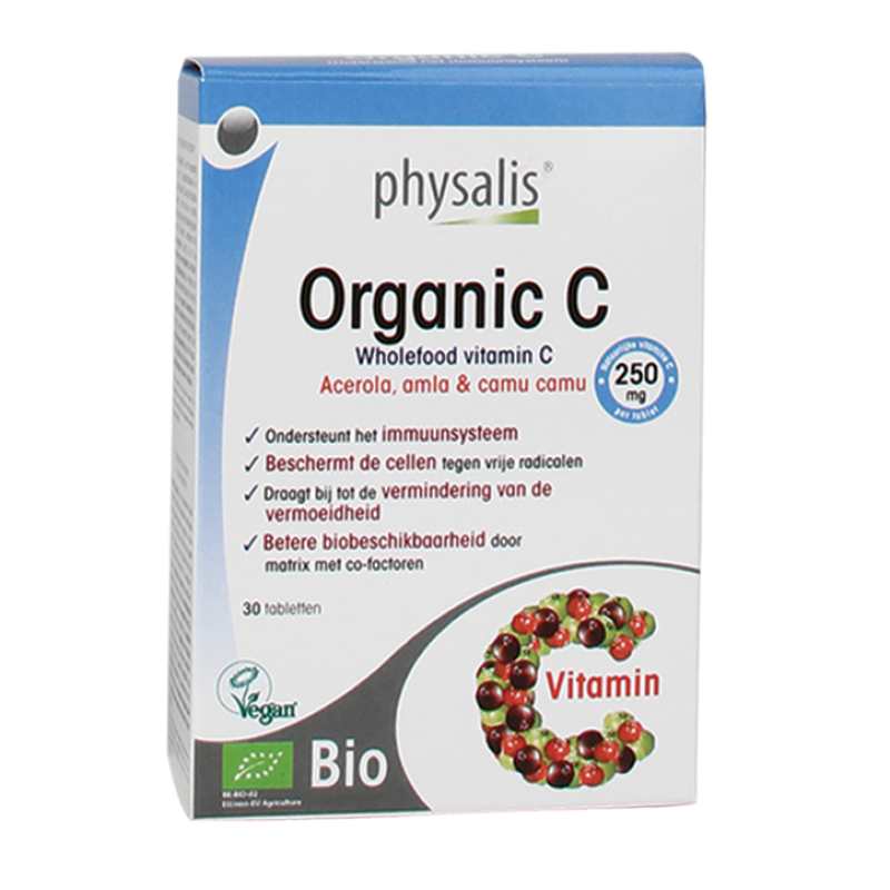 Organic Vitamine C  30 tabletten 200MG
