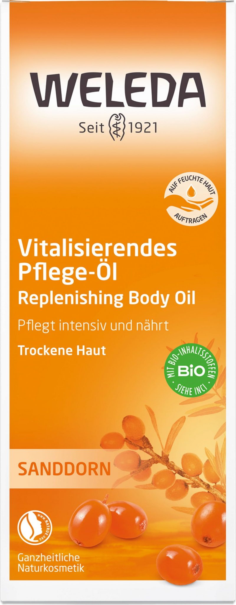 vitaliserende body olie 100 ml 