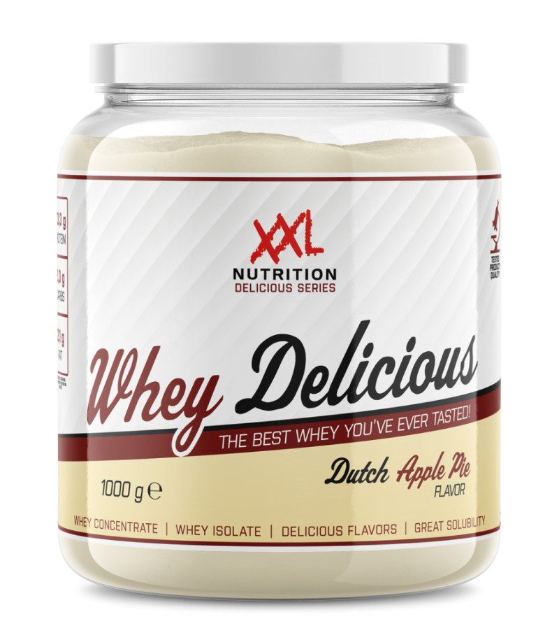 whey delicious protein appeltaart 1000 g 